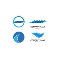 Water wave Logo vector