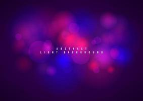 Abstract purple light bokeh background. vector