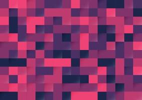 Abstract violet and pink color pixel seamless background. Modern style pattern. vector