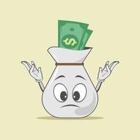 Dollar Character Design Vector