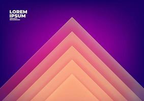 Abstract triangle overlap purple background with space for text and message. vector