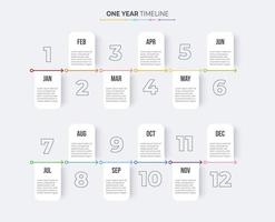 Timeline infographics template. Milestone or process diagram concept. vector