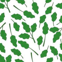 leaf pattern seamless vector