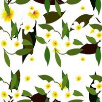 flower cute pattern seamles vector