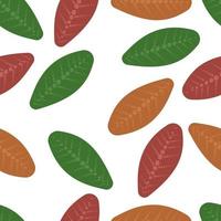 leaf pattern seamless vector