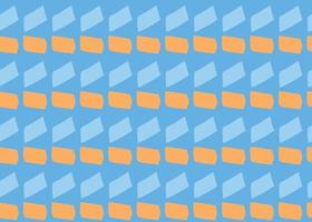 Vector texture background, seamless pattern. Hand drawn, blue, orange colors.