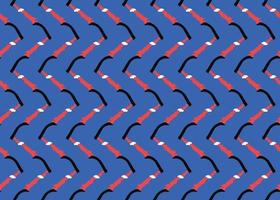Vector texture background, seamless pattern. Hand drawn, blue, red, black, white colors.
