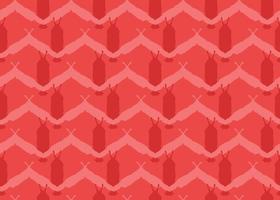 Vector texture background, seamless pattern. Hand drawn, red colors.