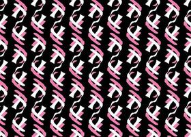 Vector texture background, seamless pattern. Hand drawn, black, pink, white colors.