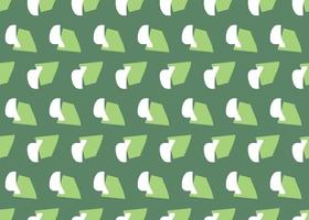 Vector texture background, seamless pattern. Hand drawn, green, white colors.