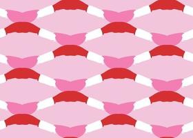 Vector texture background, seamless pattern. Hand drawn, pink, red, white colors.