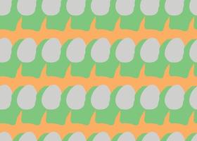 Vector texture background, seamless pattern. Hand drawn, orange, green, grey colors.