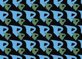 Vector texture background, seamless pattern. Hand drawn, blue, green, black colors.