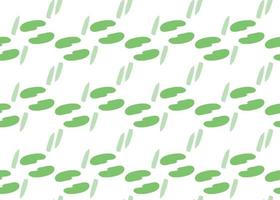 Vector texture background, seamless pattern. Hand drawn, green, white colors.