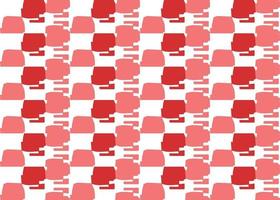 Vector texture background, seamless pattern. Hand drawn, red, white colors.