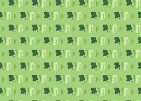 Vector texture background, seamless pattern. Hand drawn, green colors.