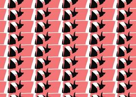 Vector texture background, seamless pattern. Hand drawn, red, black, white colors.