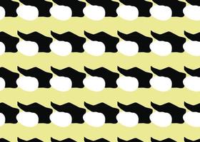Vector texture background, seamless pattern. Hand drawn, yellow, white, black colors.