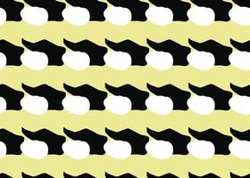 Vector texture background, seamless pattern. Hand drawn, yellow, white, black colors.