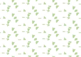 Vector texture background, seamless pattern. Hand drawn, green, white colors.