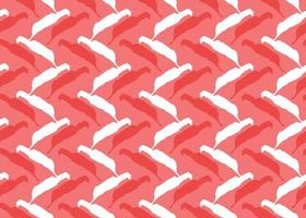 Vector texture background, seamless pattern. Hand drawn, red, white colors.