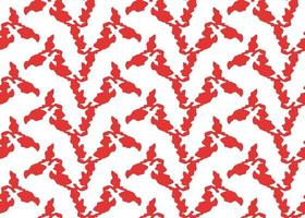 Vector texture background, seamless pattern. Hand drawn, red, white colors.