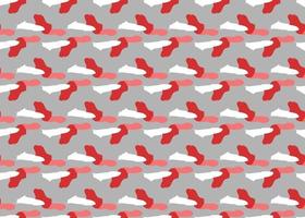 Vector texture background, seamless pattern. Hand drawn, grey, red, white colors.