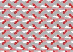 Vector texture background, seamless pattern. Hand drawn, grey, red, white colors.