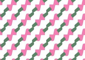 Vector texture background, seamless pattern. Hand drawn, pink, green, white colors.