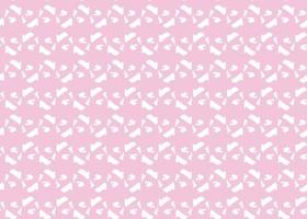 Vector texture background, seamless pattern. Hand drawn, pink, white colors.