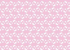 Vector texture background, seamless pattern. Hand drawn, pink, white colors.