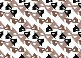Vector texture background, seamless pattern. Hand drawn, brown, black, white colors.