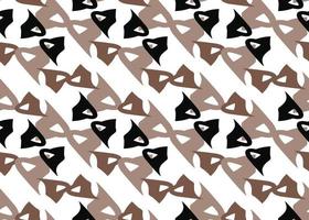 Vector texture background, seamless pattern. Hand drawn, brown, black, white colors.