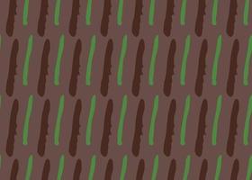 Vector texture background, seamless pattern. Hand drawn, green, brown colors.