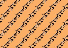 Vector texture background, seamless pattern. Hand drawn, orange, black colors.