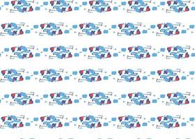 Vector texture background, seamless pattern. Hand drawn, blue, red, white colors.