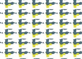 Vector texture background, seamless pattern. Hand drawn, blue, yellow, white colors.