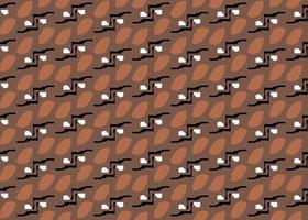Vector texture background, seamless pattern. Hand drawn, brown, black, white colors.