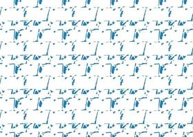 Vector texture background, seamless pattern. Hand drawn, blue, white colors.