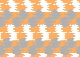 Vector texture background, seamless pattern. Hand drawn, orange, grey, white colors.