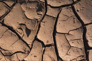 Very cracked dry mud texture photo