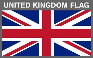 real united kingdom england flag vector eps10