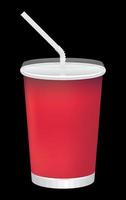 a blank soft drink cup vector