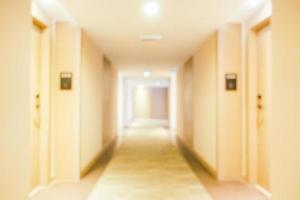 Abstract blur and defocused luxury hotel interior photo