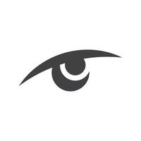 diseño de logotipo de vector de cuidado de los ojos, plantilla de icono