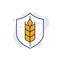 crop protection icon, vector art