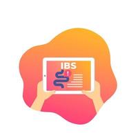 IBS or irritable bowel syndrome, vector