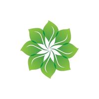 green leaf  logo nature  ecology vector