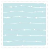 Cute pastel light blue cyan background wallpaper card frame vector