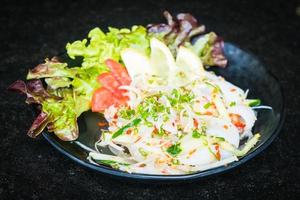 Spicy squid salad photo